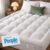 Niagara Sleep Solution 100% Cotton Top Queen Size Mattress Pad, Pillow Top
