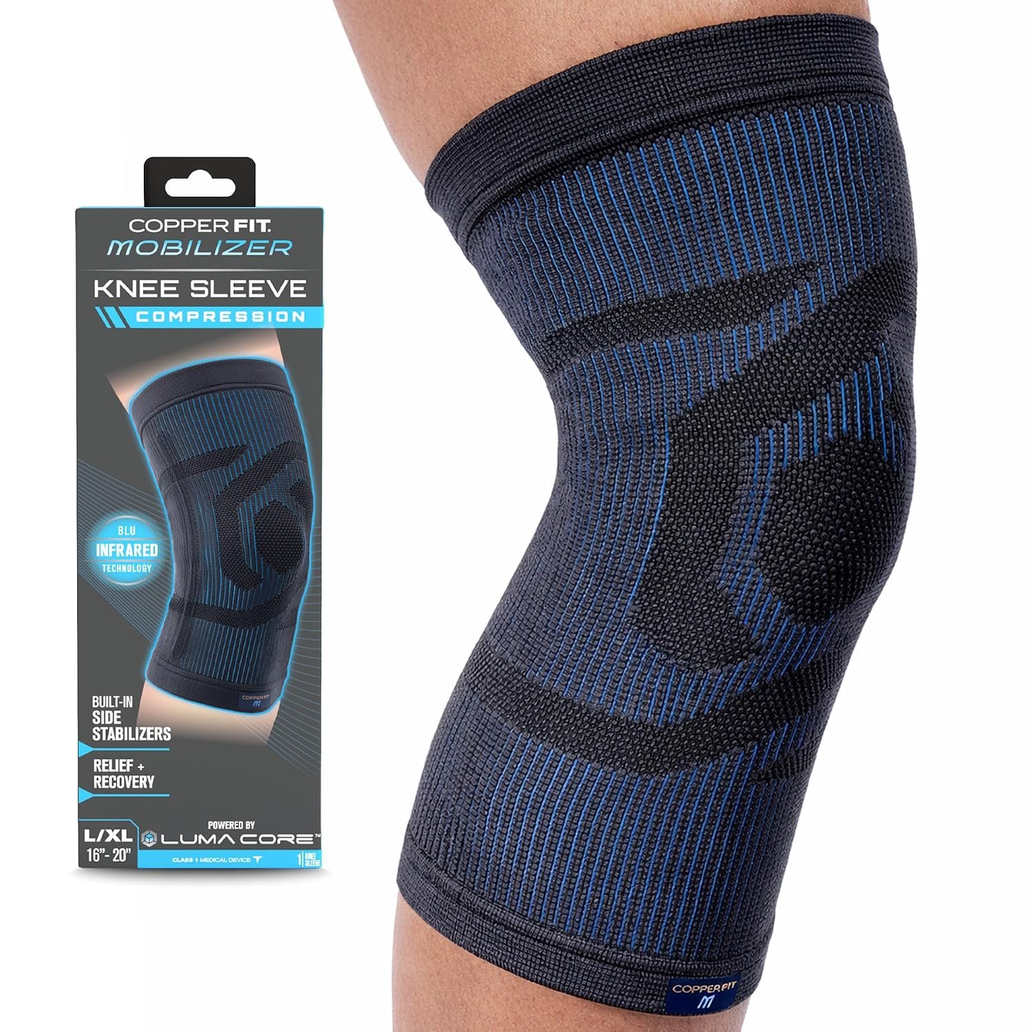 Copper Fit Mobilizer Knee Sleeve – S/M