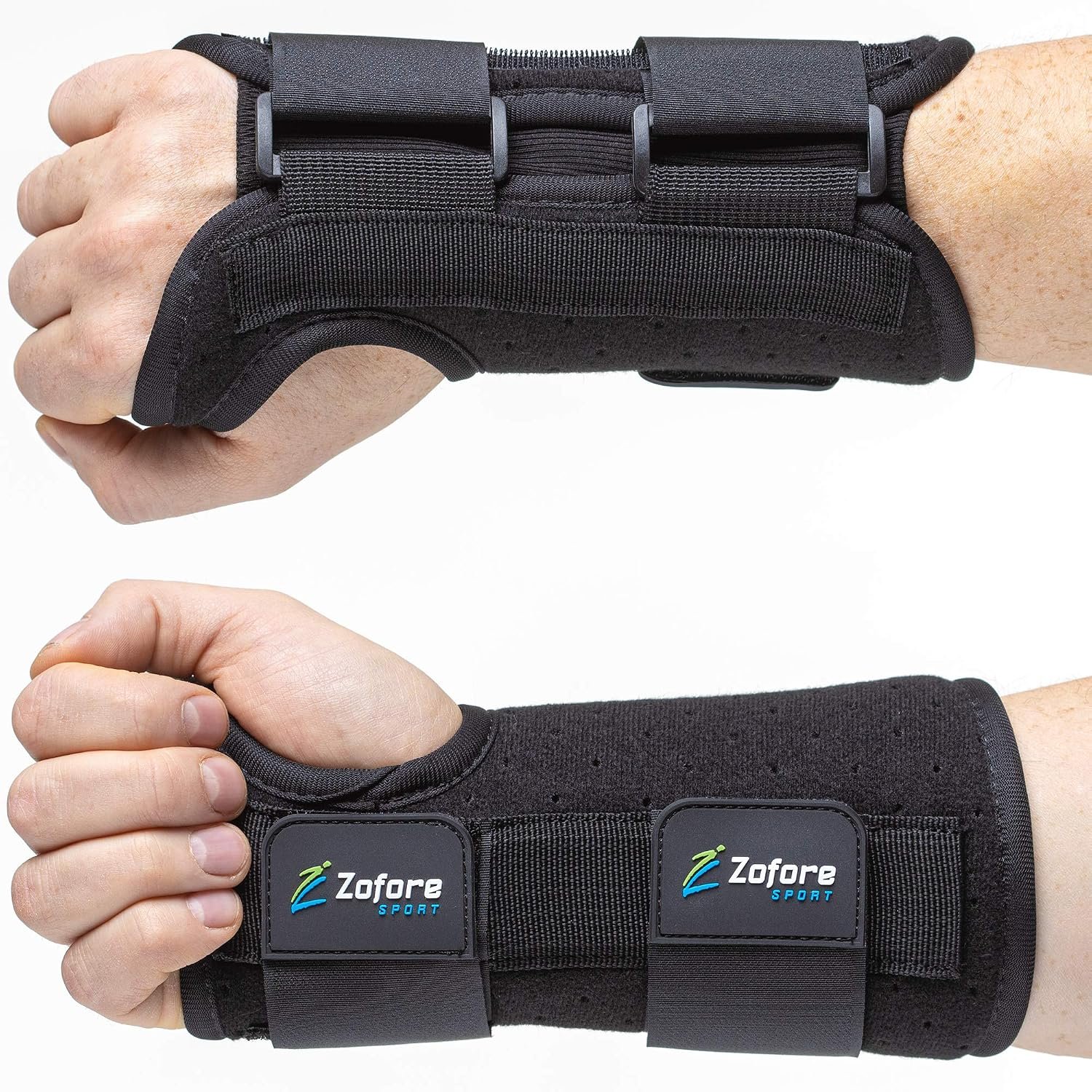 ZOFORE SPORT Carpal Tunnel Wrist Brace Night Support, Right hand – S/M