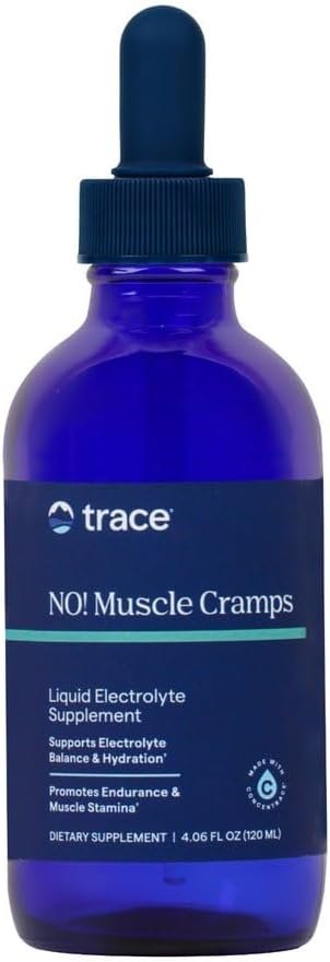 Trace Minerals No Muscle Cramps Liquid Electrolytes, 4 oz, 60 Servings