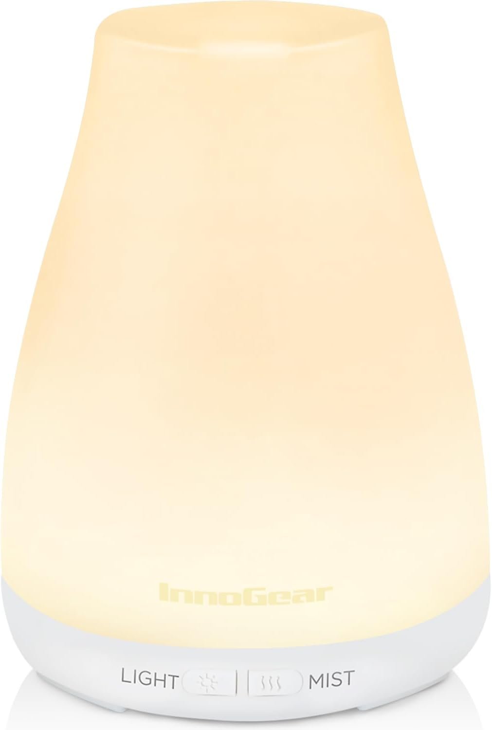 InnoGear Essential Oil Diffuser Ultrasonic Diffusers for Home, Basic White