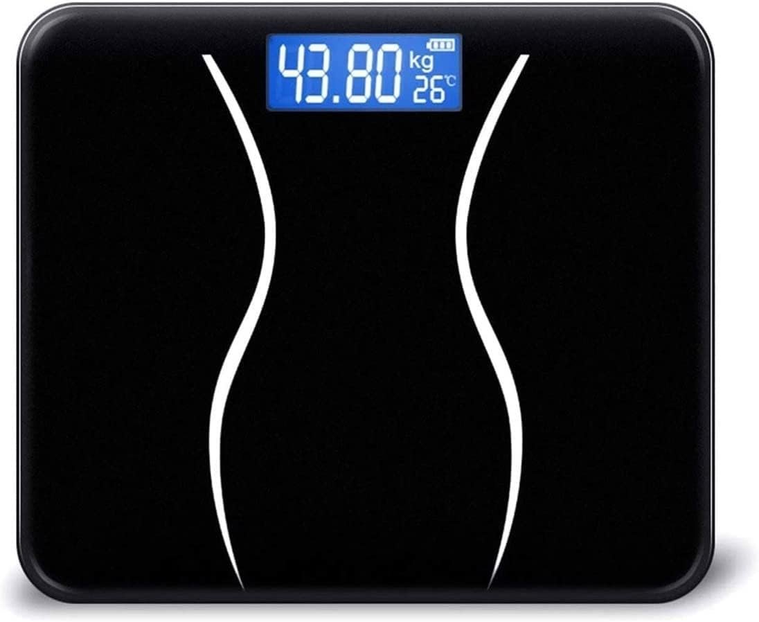 High Precision Digital Body Weight Bathroom Scale with Ultra Wide Platform and Easy-to-Read Backlit LCD, 440 Pounds