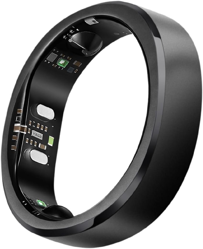 RingConn Gen 3 Smart Ring – Vascular Trends(Size 10, Matte Black)