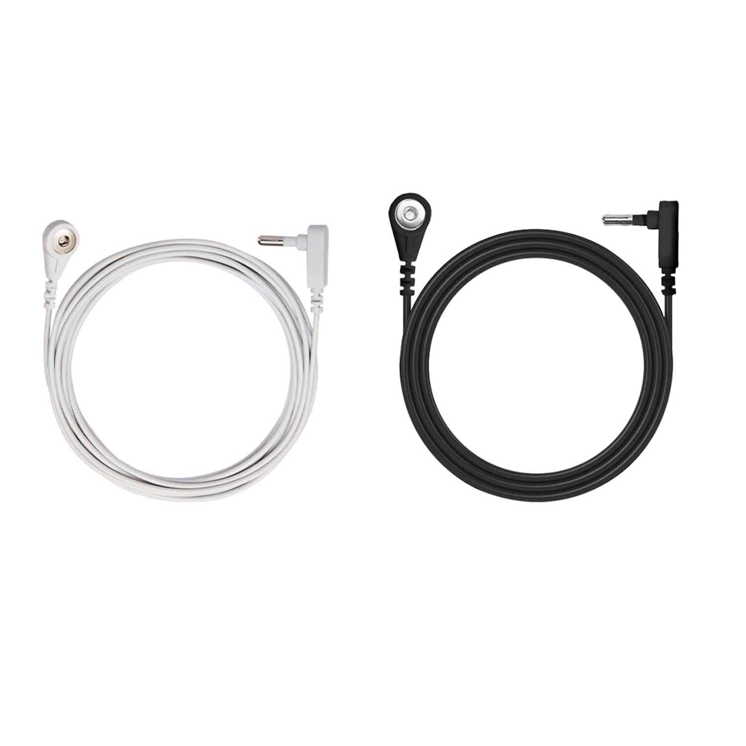 2 Pack Grounding Cords, 15 Feet Grounding Cable Grounding Mat Cord Black Replacement Grounding Cable Accessories