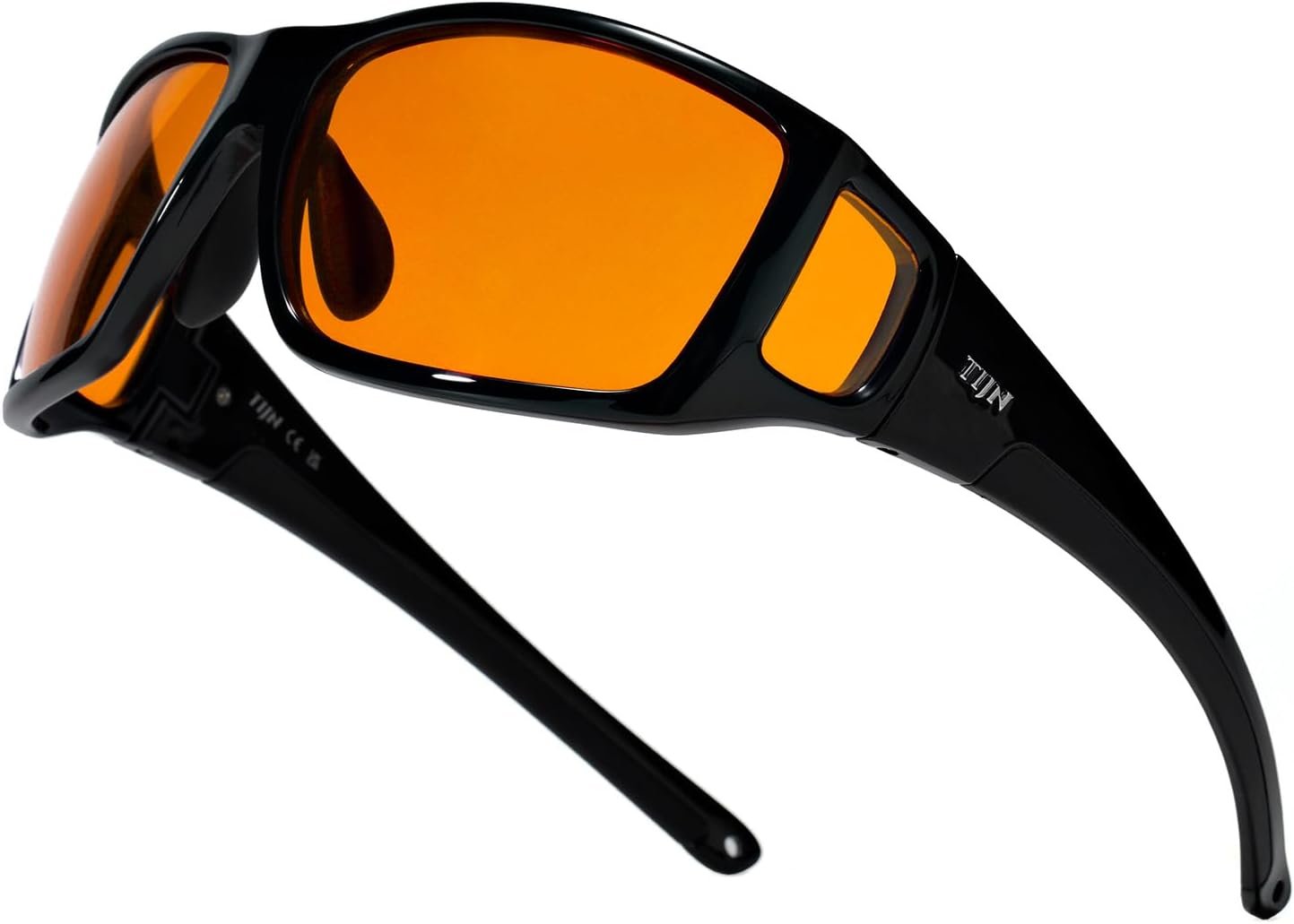 TIJN Blue Light Glasses for Woman Men Computer Gaming Red Sleep Eyeglasses Orange Bluelight Blocking Amber Lens Screen Use