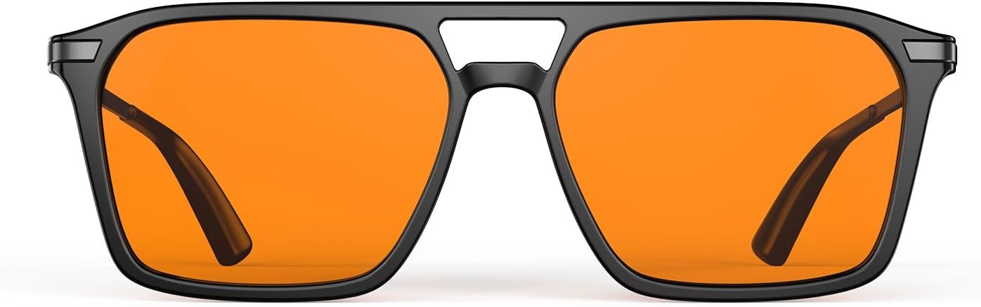 Goiteia Orange Blue Light Blocking Glasses, Amber Easier Sleep Glasses