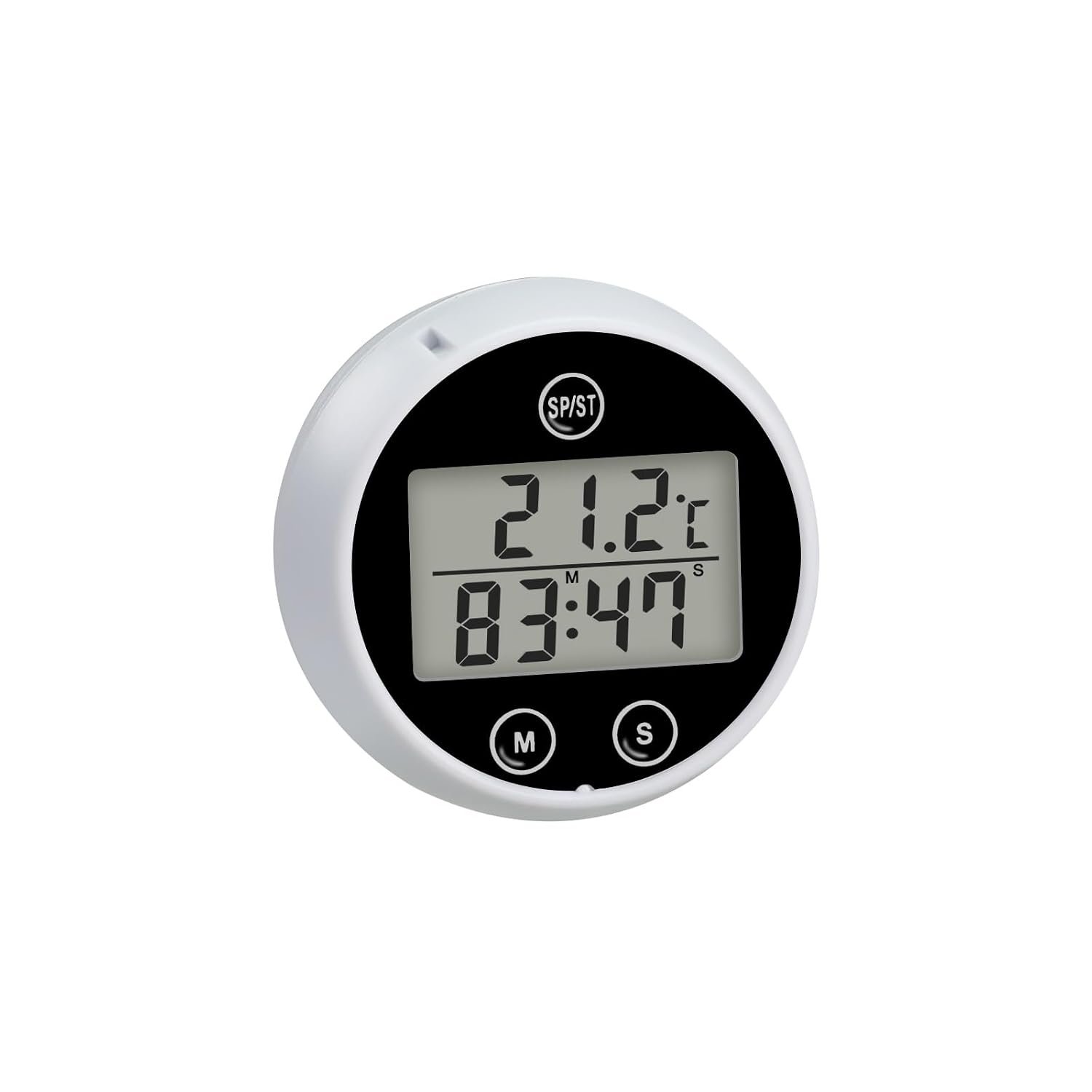 Ice Bath Thermometer with Timer, Waterproof Floating Water Thermometer for Cold Plunge Tub, -20℃ to 70℃ Digital Bath Thermometer for Bathtub, Pool, Hot Tub（Black）