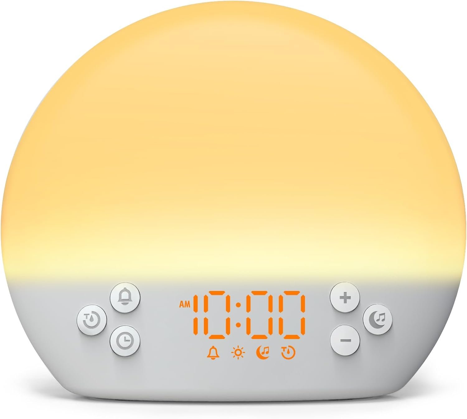 Sunrise Alarm Clock Wake up Light White Noise Sound Machine with Timer | Sunlight Alarm Clock Wake Up Alarm Clocks for Kids Heavy Sleepers / 12 Colors Bedside Night Light/30 Soothing Sounds/Snooze