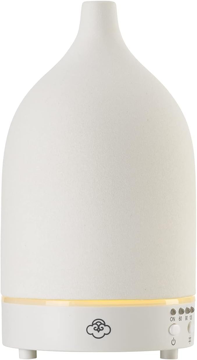 Serene House Vapor Ultrasonic Essential Oil Diffuser Ceramic White 90ml
