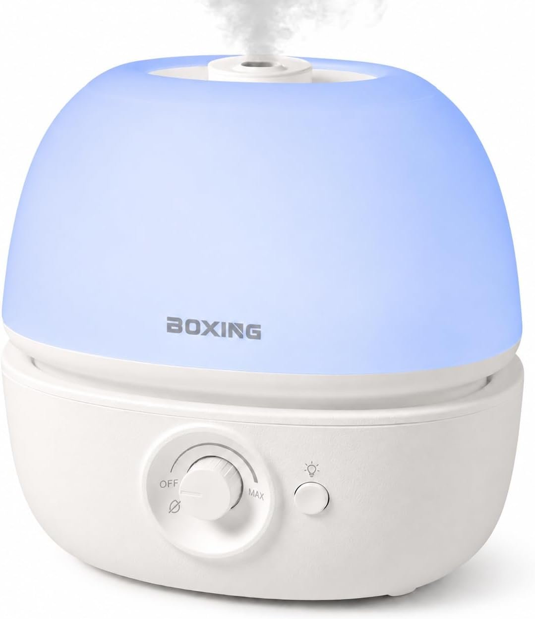 BOXING 3L Cool Mist Humidifier for Bedroom, Top Fill, Quiet, Night Light