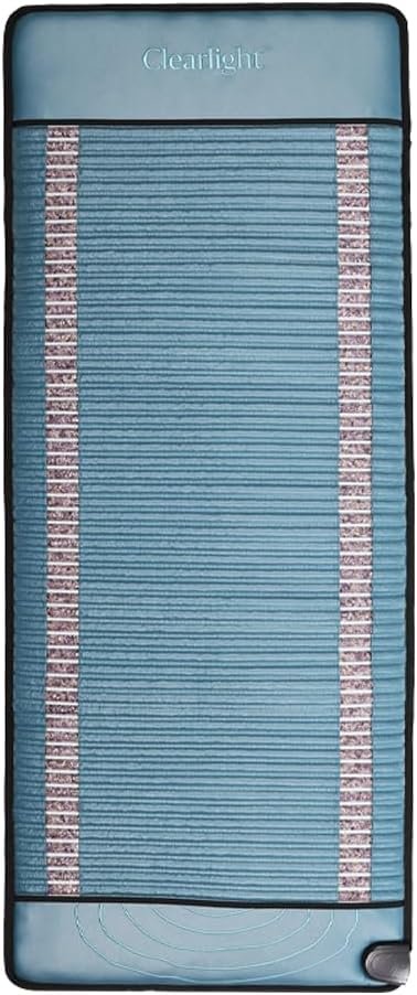 Clearlight Amethyst Infrared Mat – 74″ Full Body Foldable Therapy Mat, Far Infrared Heat, Natural Amethyst Crystals & Negative Ion Function for Pain Relief, Muscle Recovery and Improved Circulation