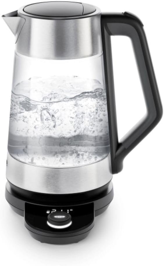 OXO Brew Adjustable Temperature Kettle, Electric Kettle, Stainless Steel