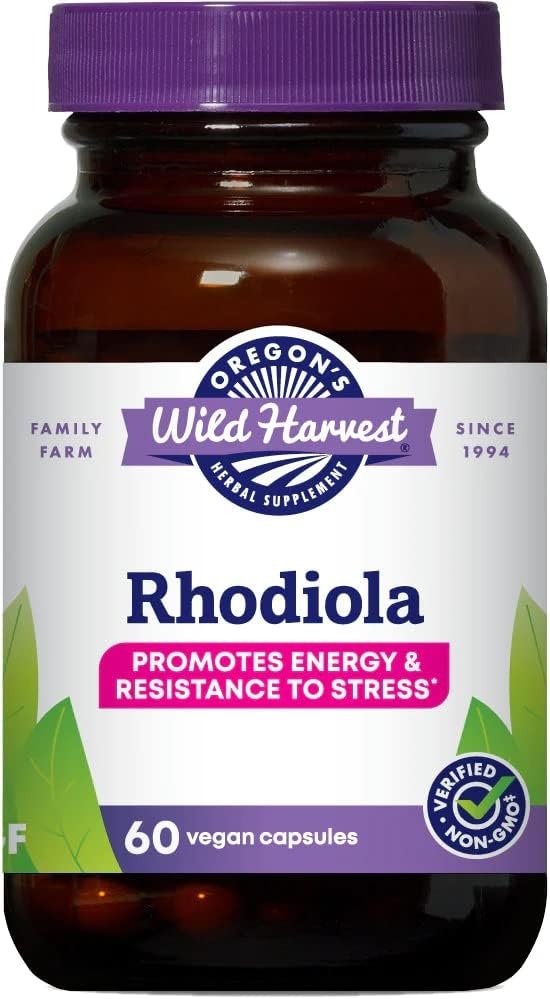 Oregon’s Wild Harvest Rhodiola Supplement, 60 Count