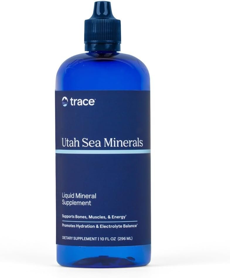 Trace Minerals Utah Sea Mineral Drops, Liquid Ionic Trace Minerals, 10fl oz