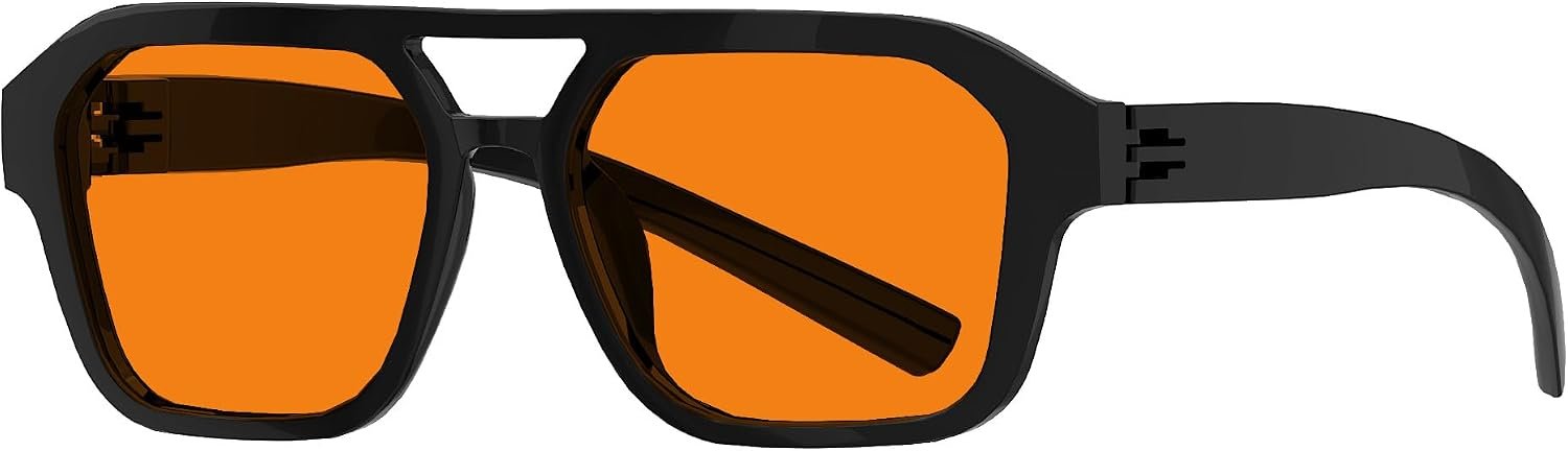 Eyekepper Amber Blue Light Blocking Glasses, Orange Tinted Lens Men Women