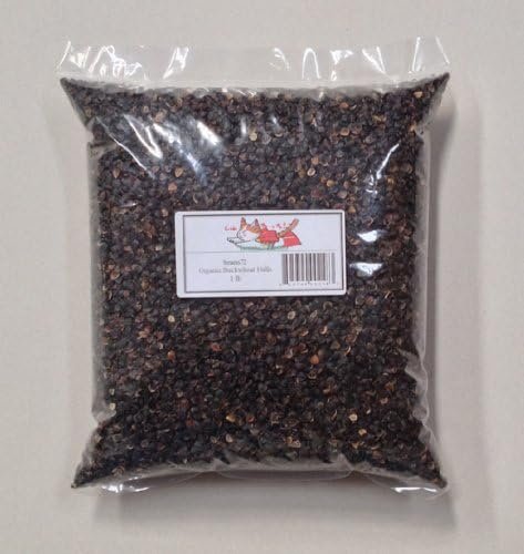 Beans72 Organic Buckwheat Hulls 1 Pound Made in USA