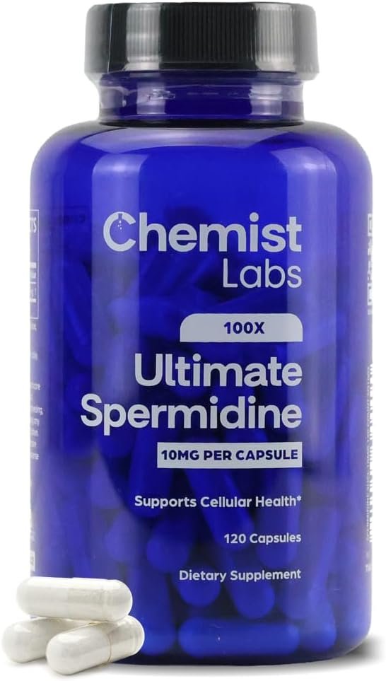 Spermidine Capsules 10mg, 120 Count, 4 Month Supply
