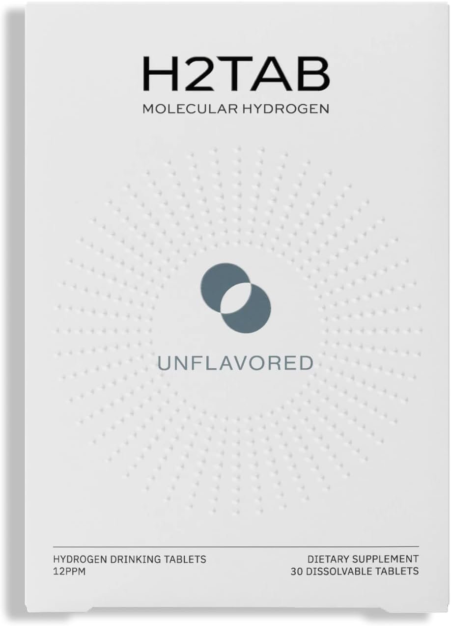 H2Tab Molecular Hydrogen Water Drinking Tablets, 30 Count