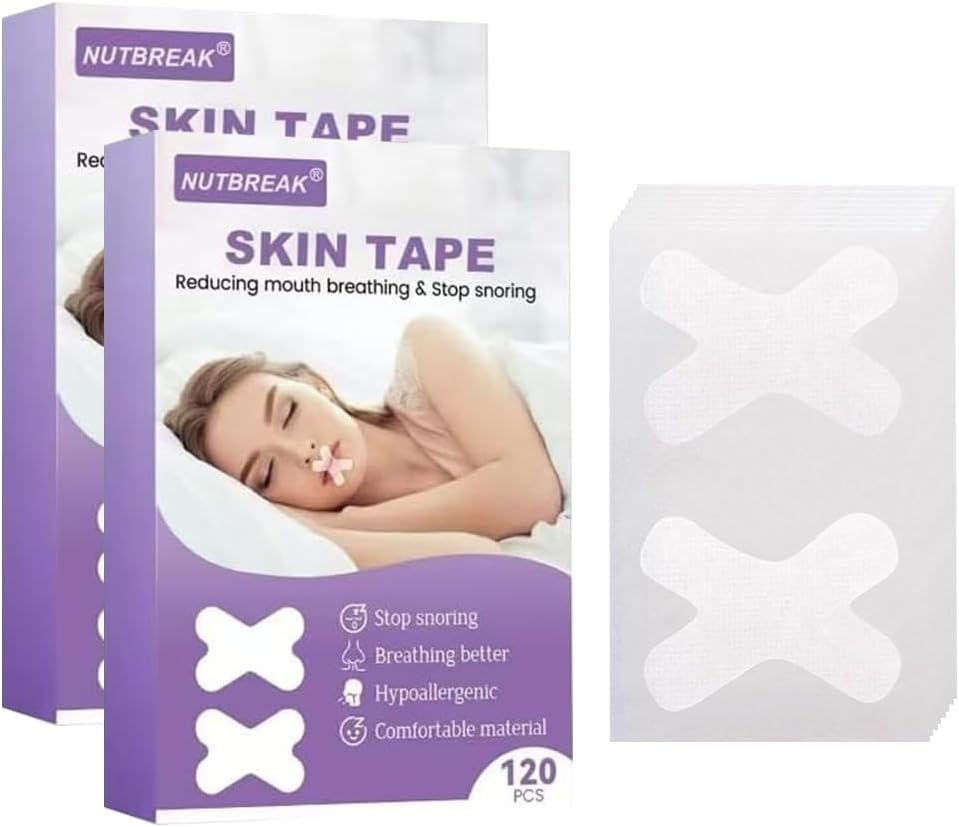 240 Pack Mouth Tape for Sleeping – Gentle Comfortable Premium Tape – Latex Free Medical Tape，Transparent Latex Free ，Comfortable and Gentle Skin Tape