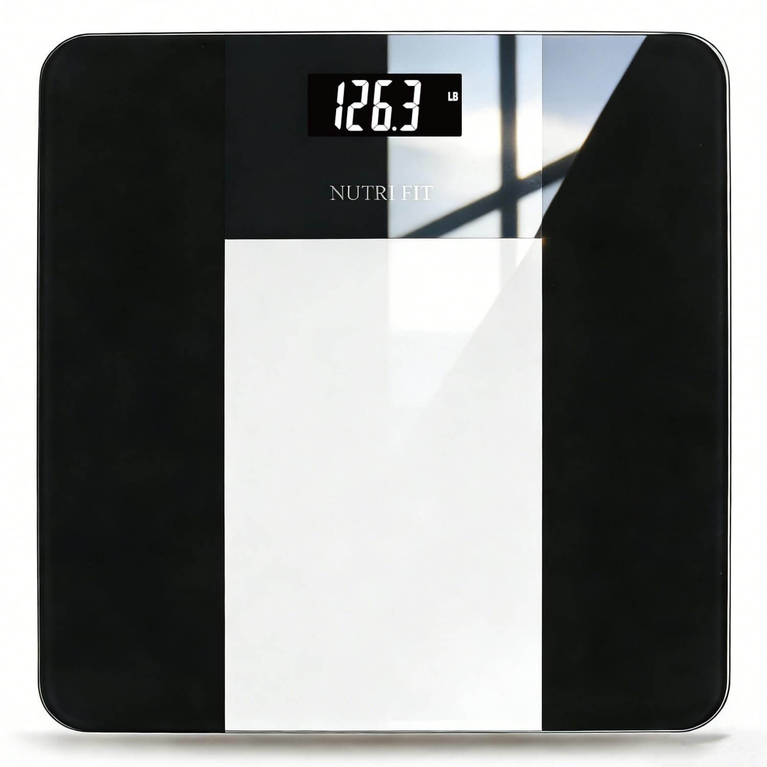NUTRI FIT Digital Bathroom Scale for Body Weight Loss 0.1lb High Accuracy
