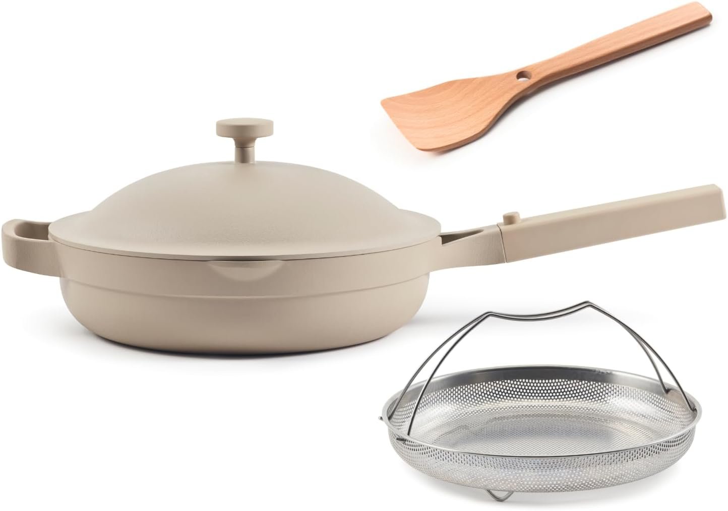 Our Place Always Pan 2.0, 10.5″ Ceramic Nonstick Pan, 2.6 Qt