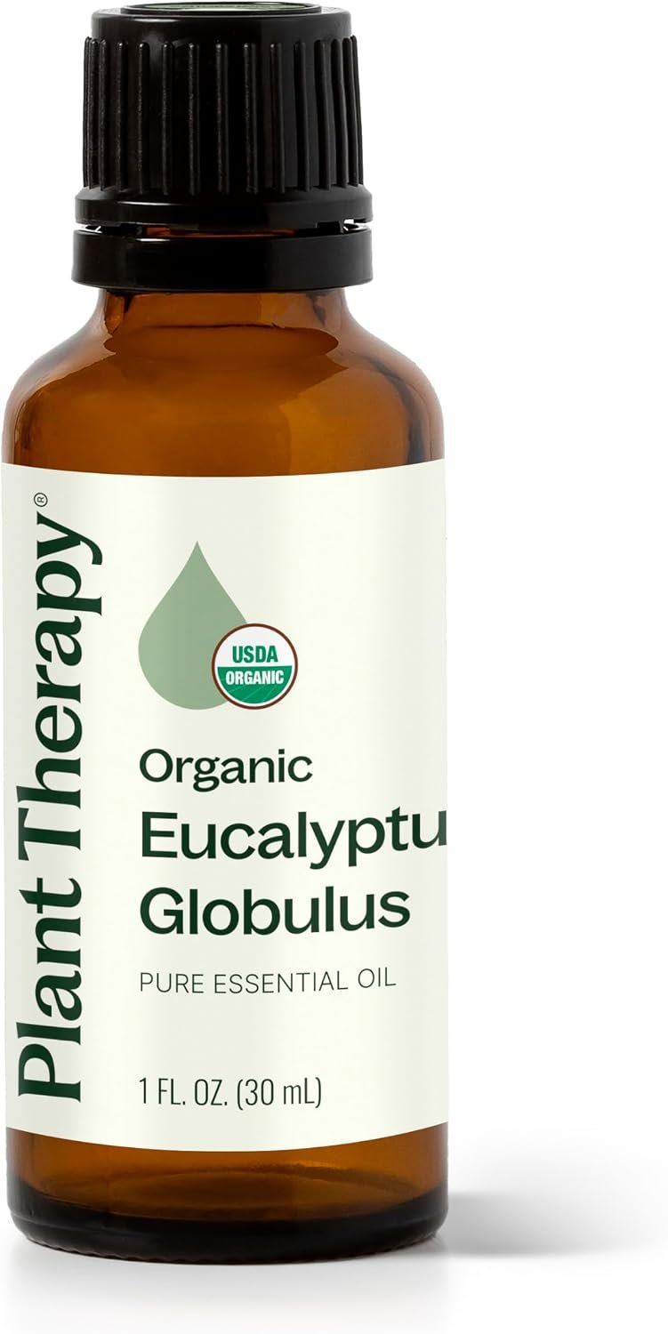 Plant Therapy Organic Eucalyptus Globulus Essential Oils 30 mL (1 oz)