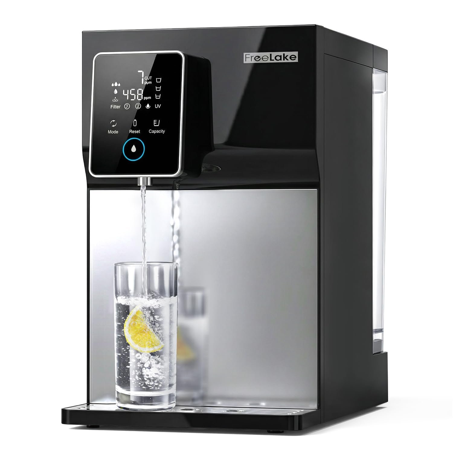 Countertop Reverse Osmosis Water Filter, Tank or Direct Water Line