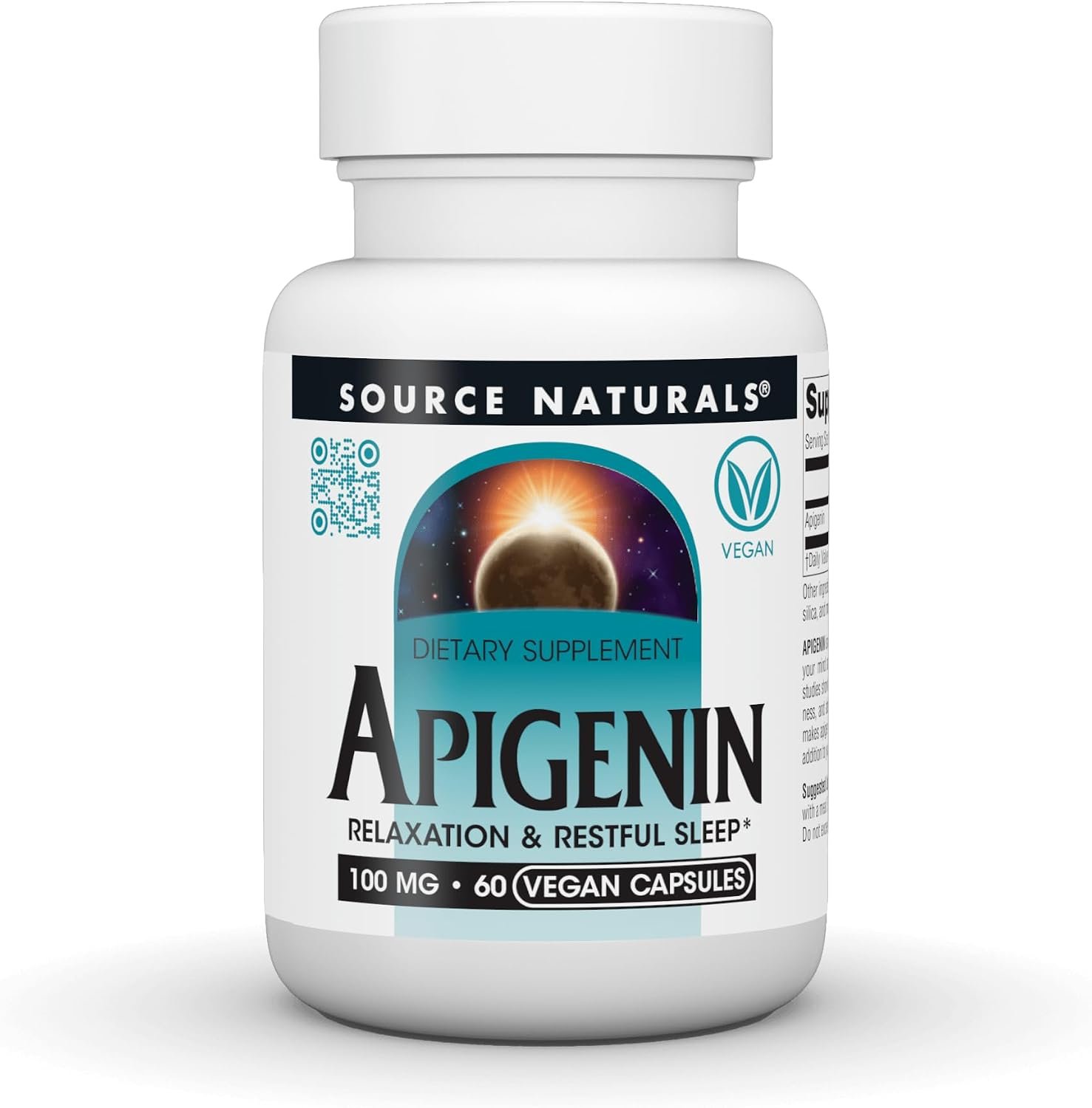 Source Naturals Apigenin, 100 mg – 60 Vegan Capsules
