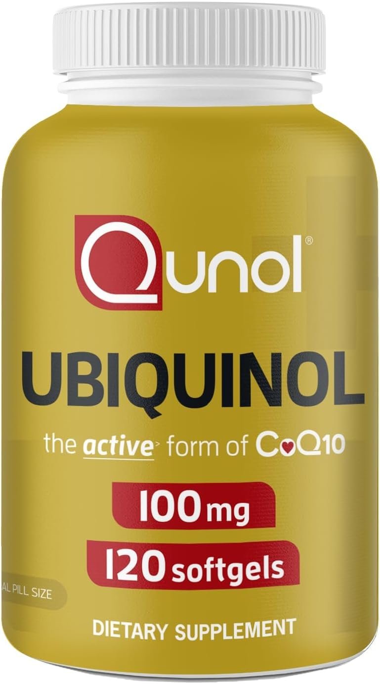 Qunol Ubiquinol 100mg, Powerful Antioxidant for Heart Health, 120 Softgels