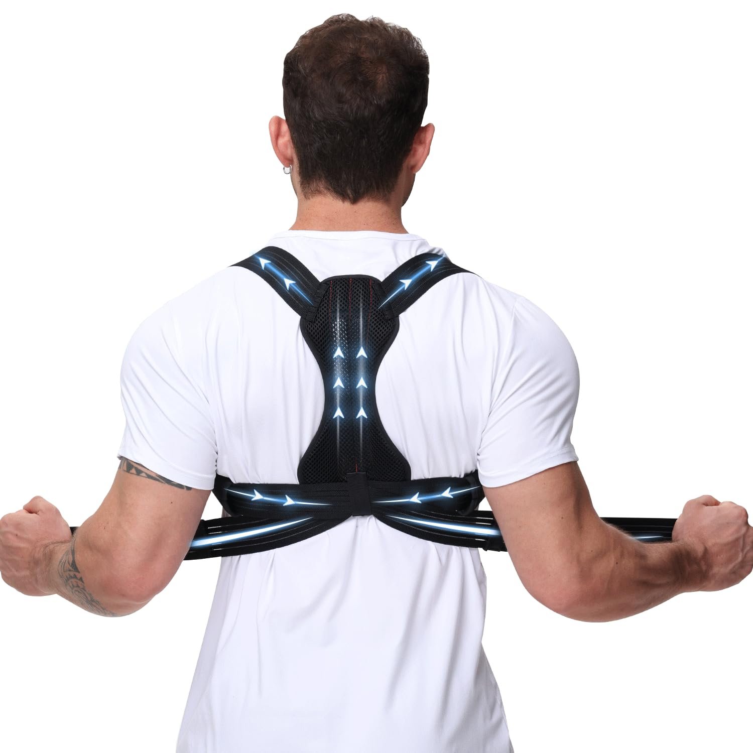 Posture Corrector for Men and Women, Adjustable Back Brace for Back, Neck and Shoulder Pain Relief, Back Support for Posture Improving Scoliosis, Hunchback, Hump, Thoracic, Spine Corrector (X-Large)