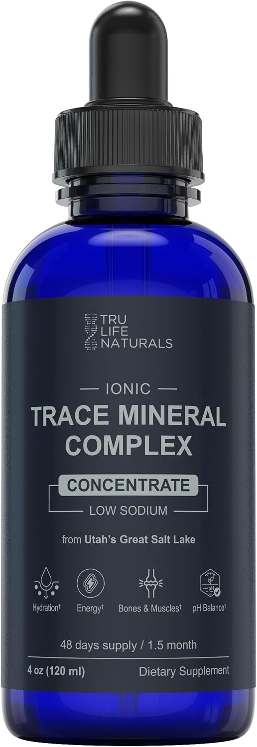 Trace Mineral Complex, 72+ Ionic Minerals, Great Salt Lake