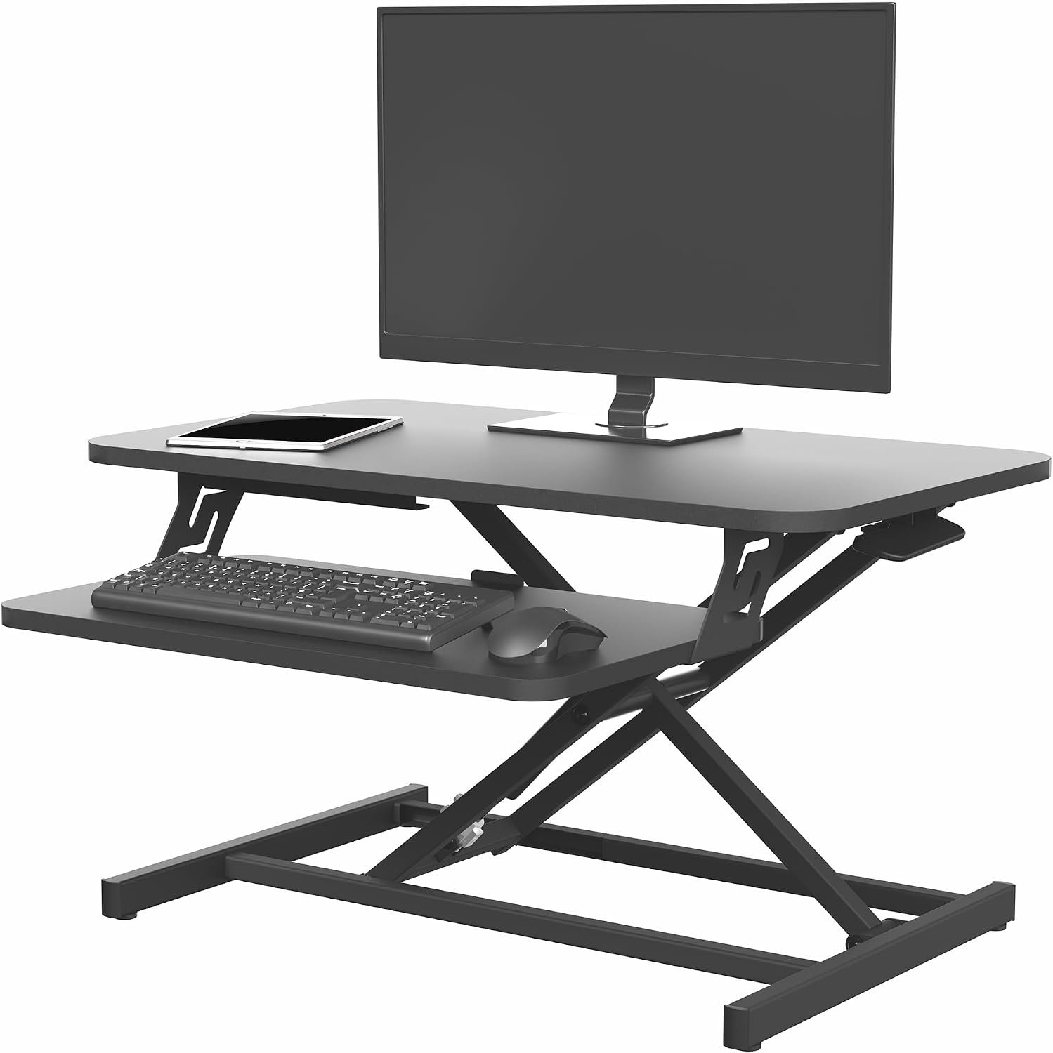 VIVO Black 28 in Standing Desk Converter, DESK-V028S
