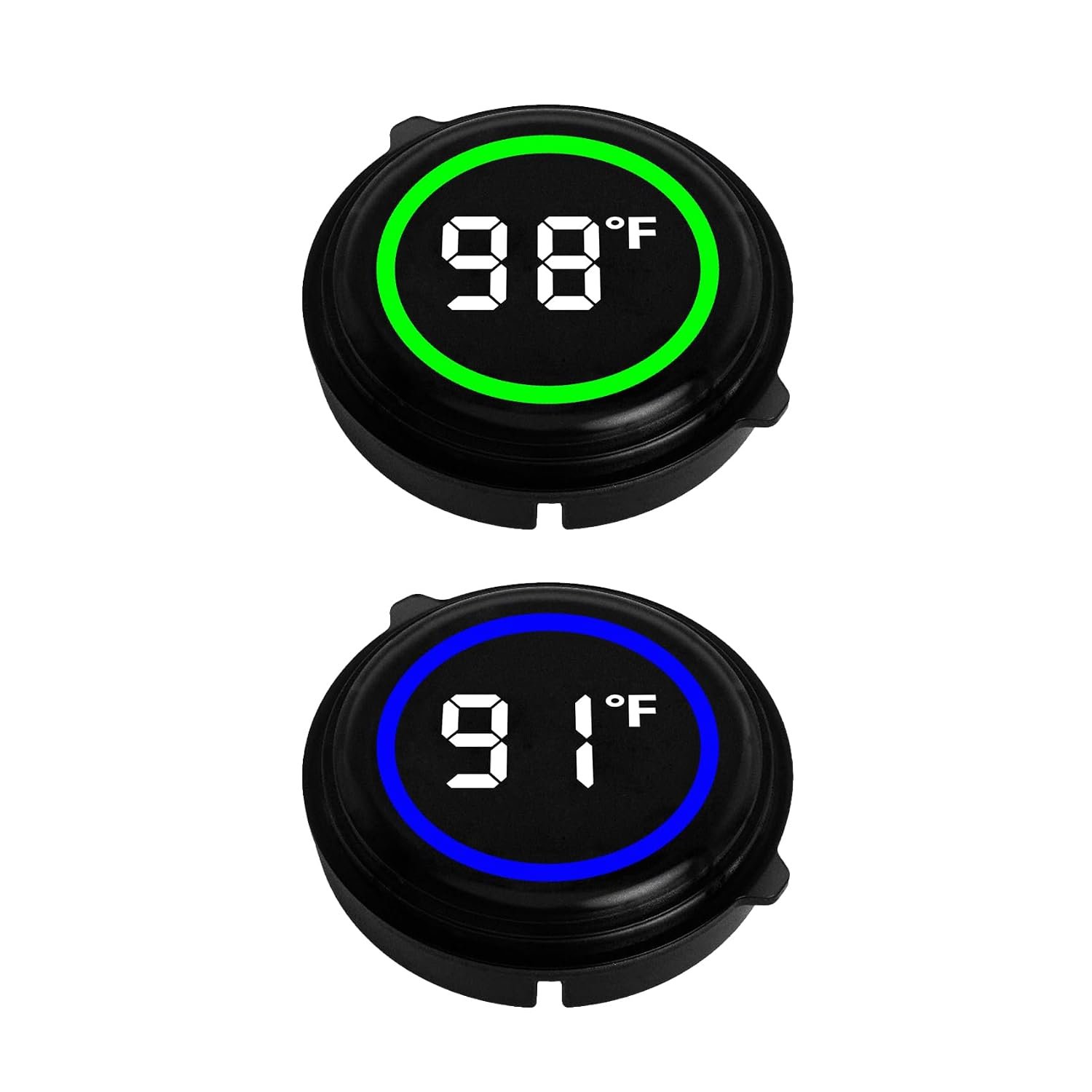 2 Pack Waterproof Floating Water Thermometer for Ice Bath, Swimming Pool, Bathtub (Non-Rechargeable)