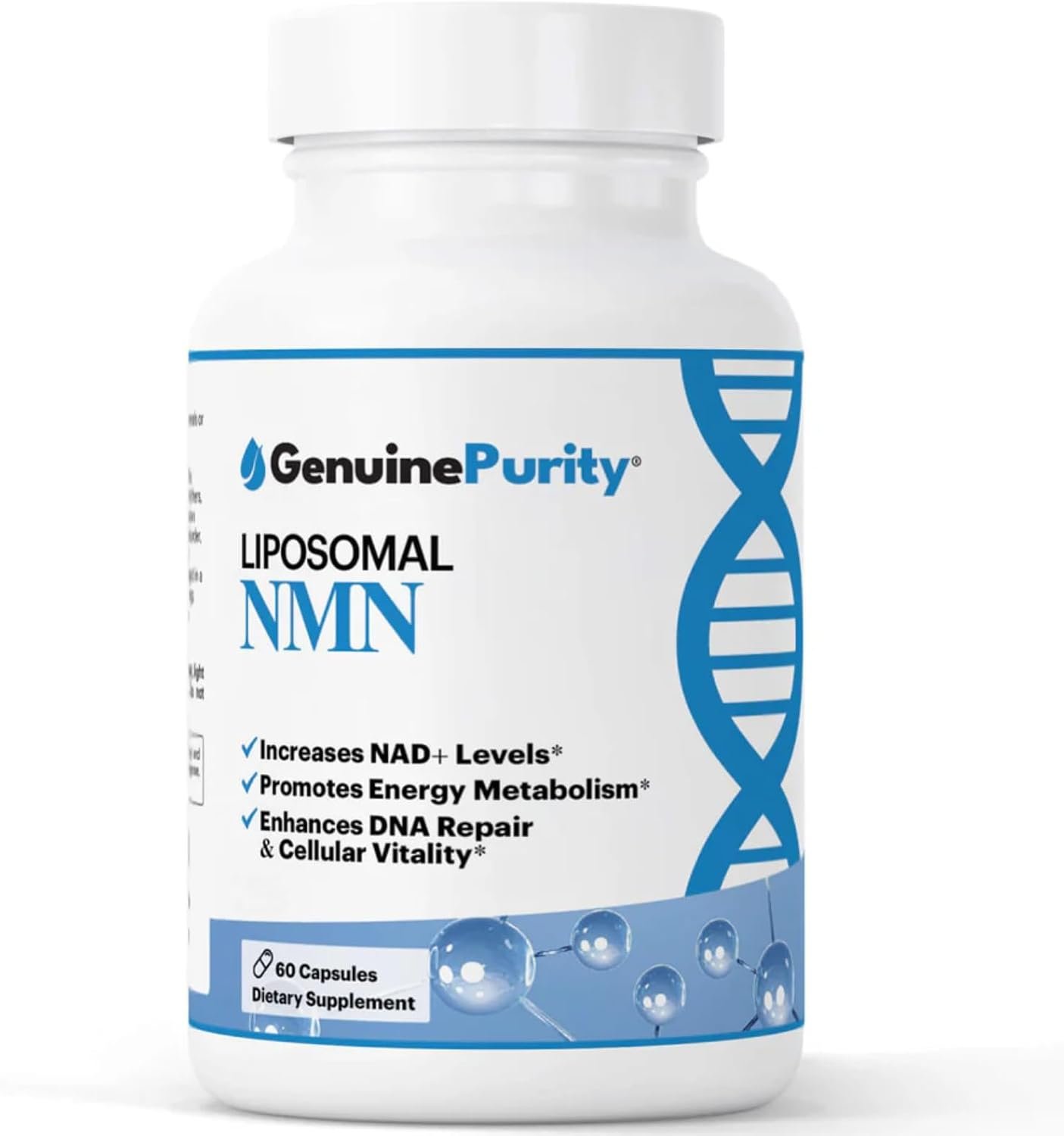 250mg Liposomal NMN Supplement – 60 Vegan Capsules to Support NAD+ Production, Cellular Energy & Healthy Aging – Nicotinamide Mononucleotide for Metabolic Wellness & Immune Support