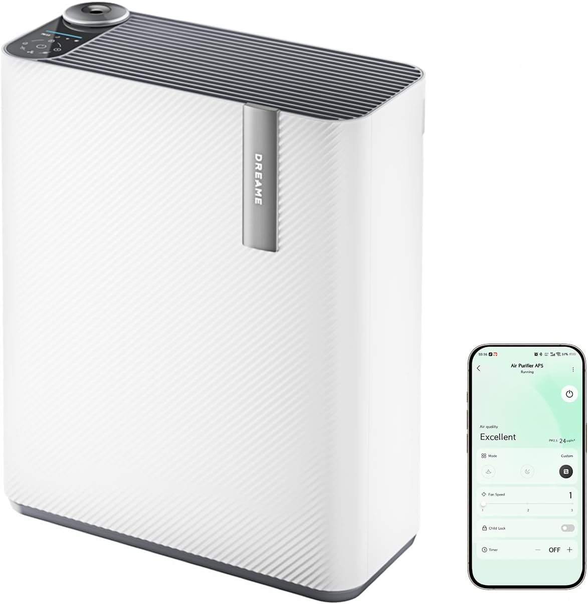 Dreame Air Purifier with Humidifier & Diffuser 3-in-1 for Home Large Room