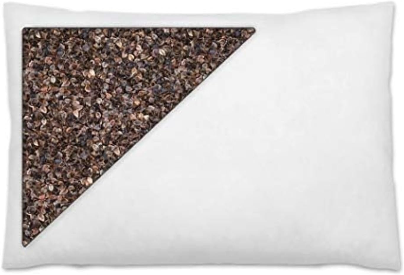 Daiwa Felicity Organic Buckwheat Pillow for Sleeping with Pillow Case – Sobakawa Japanese Hull Pillows with Premium Buckwheat Hulls – Cooling & Breathable with Neck Support for Any Sleeping Position
