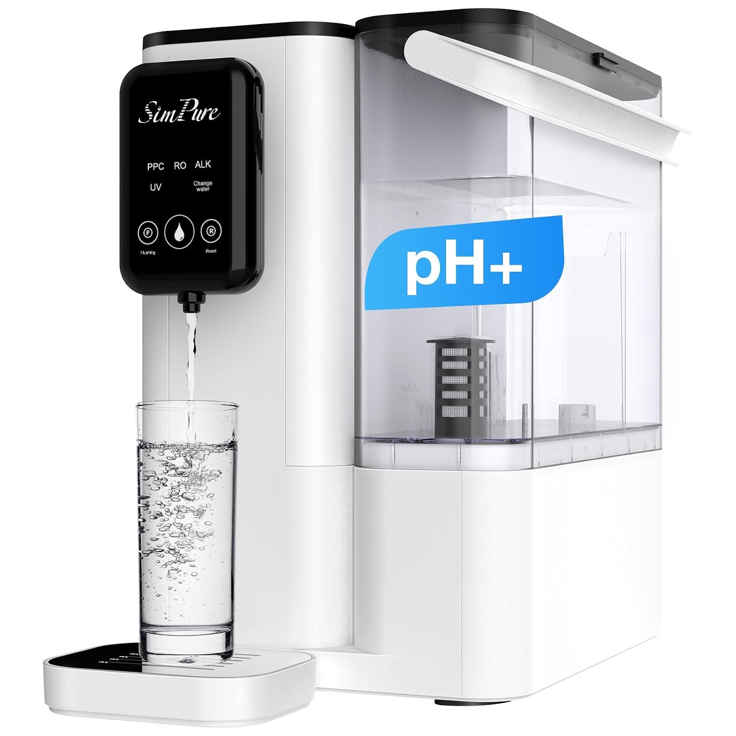 SimPure Y9A UV Countertop Reverse Osmosis Water Filter, Alkaline