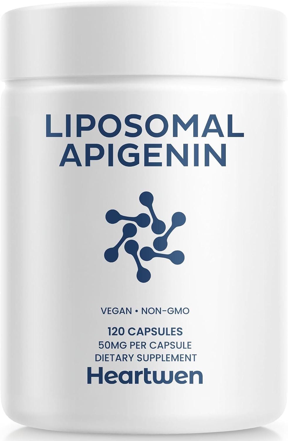 Liposomal Apigenin Supplement | 4-Month Supply Apigenin (Chamomile Flavonoid) | Supports Sleep & Calm | Sunflower Phospholipid Liposomes for Enhanced Absorption – 50mg Capsules (120 Count)