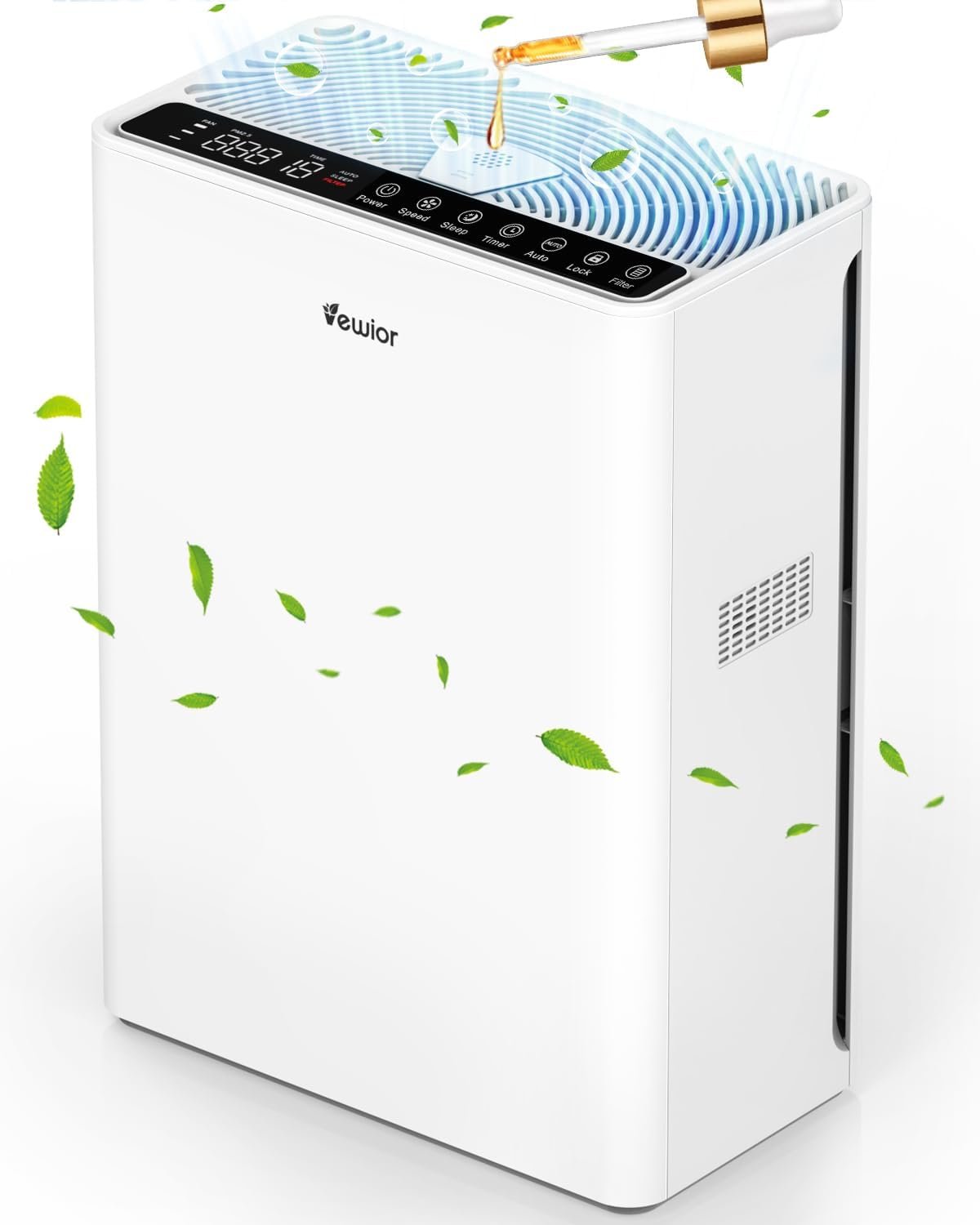 VEWIOR Air Purifiers For Home Large Room H13 HEPA Up to 2200 ft²