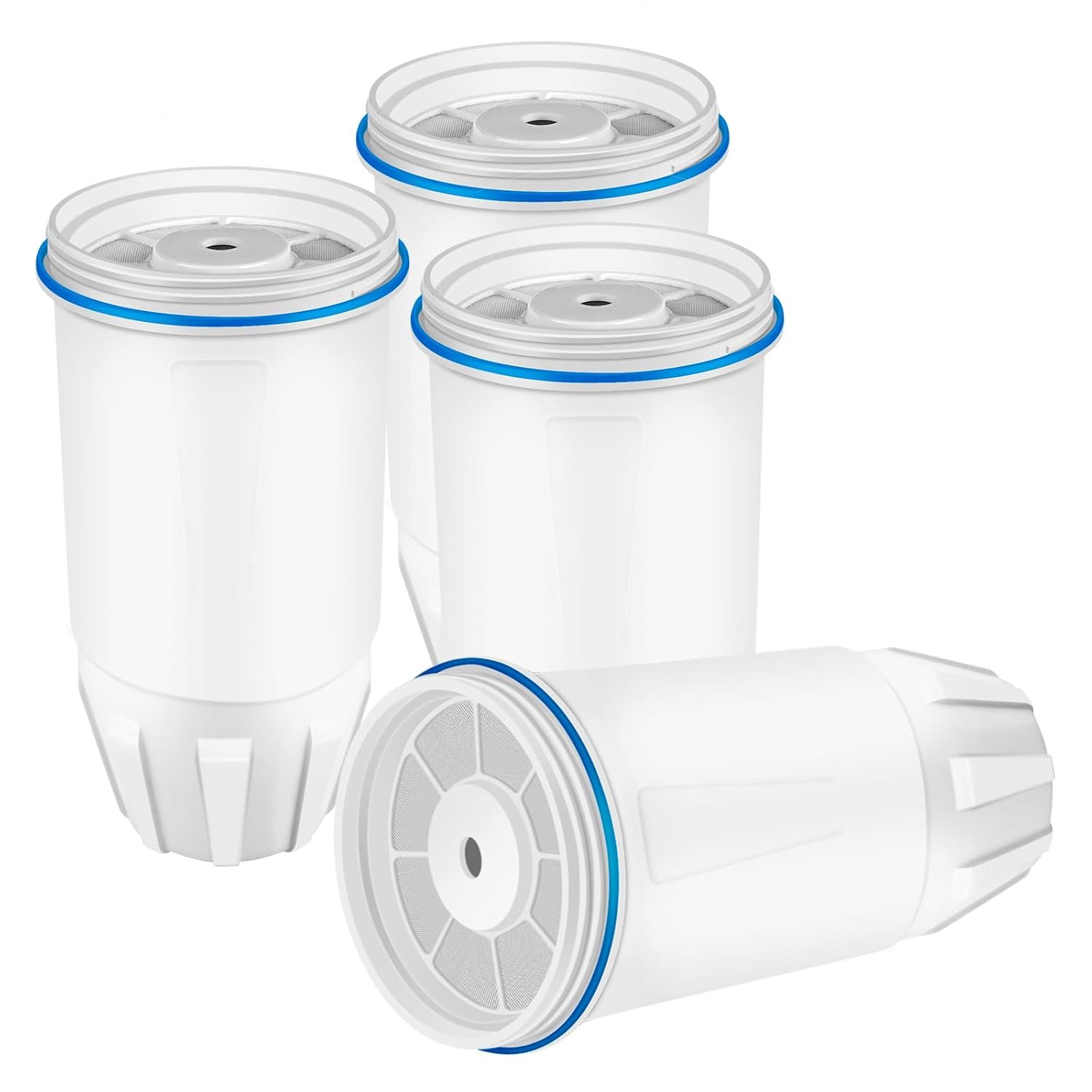 Water Filter Replacement for Zero, Fit Zero Water Pitcher ZR-001 ZD-012RP ZR-004, 5-Stage Filter System 0 TDS, Certified to Reduce Lead, Chromium, and PFOA/PFOS, Zero Water Filters 4 Pack