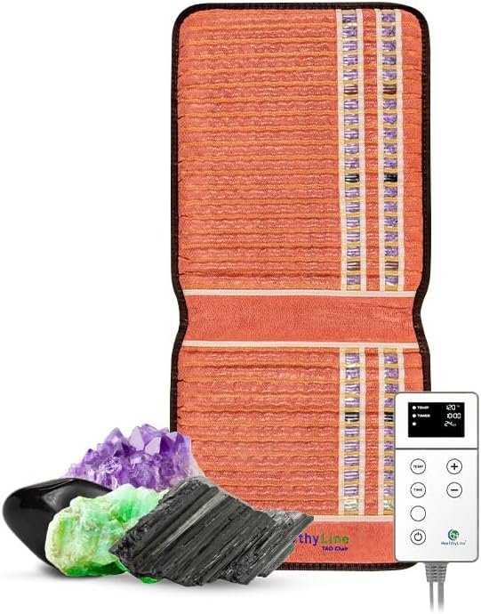 HealthyLine TAO Far Infrared Chair Heating Pad for Back, 40 x 18