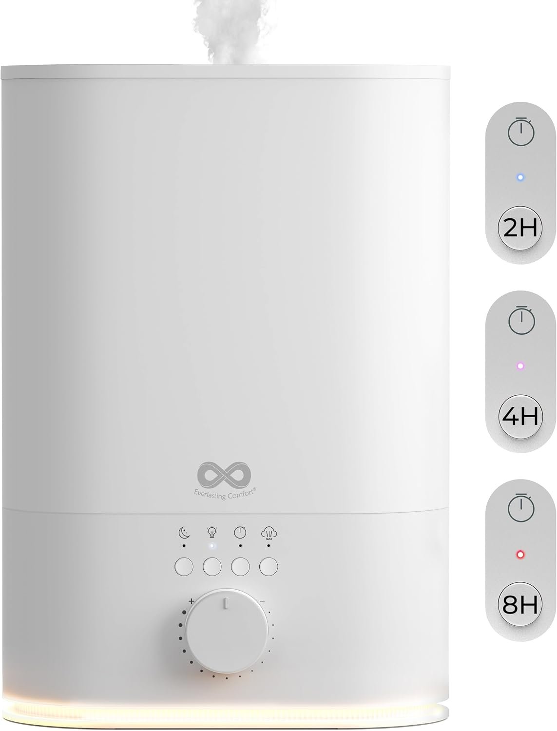 Everlasting Comfort 6L Large Humidifier for Bedroom, 28 dB Cool Mist