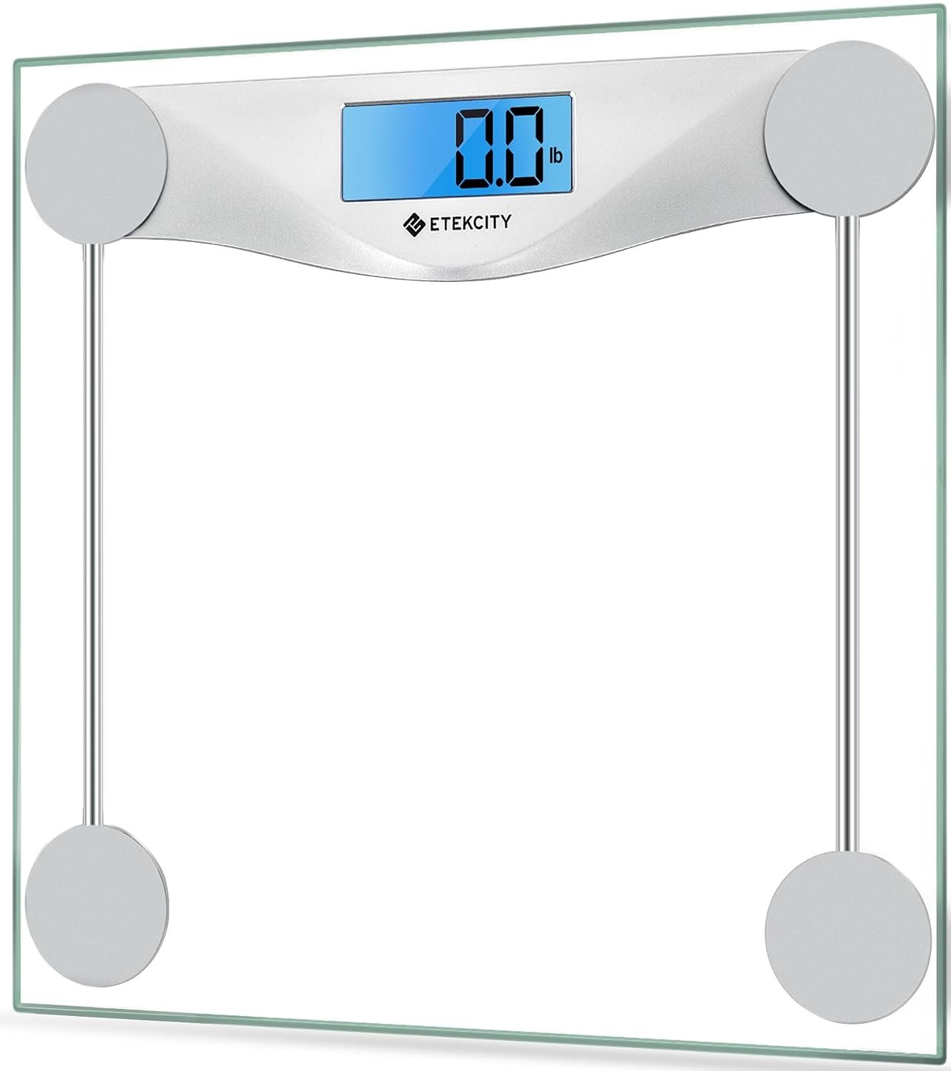 Etekcity Digital Body Weight Bathroom Scale, 6mm Tempered Glass, 400 lbs
