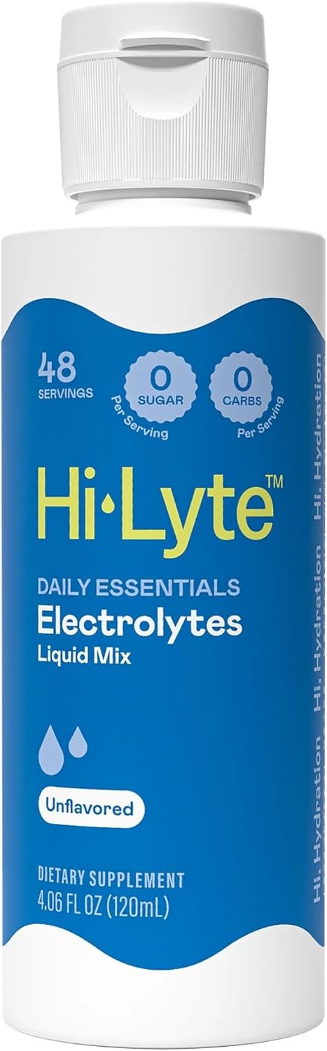Hi-Lyte Electrolytes for Fasting, Immune Support and Rapid Hydration | 48 Servings | NO Calories NO Sugar | 20%+ More Potassium, Magnesium & Zinc