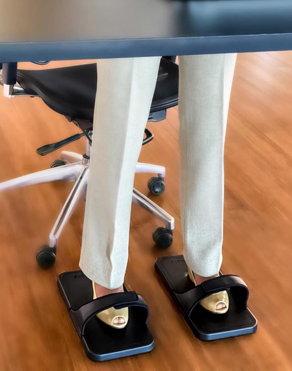 PedMats-Individualized, Portable Pair of Anti-Fatigue Mats for Standing Desk, Thick and Ergonomically Cushioned Support, Compact, Easy to Move, Easy to Slide the Mats and Glide in a Chair