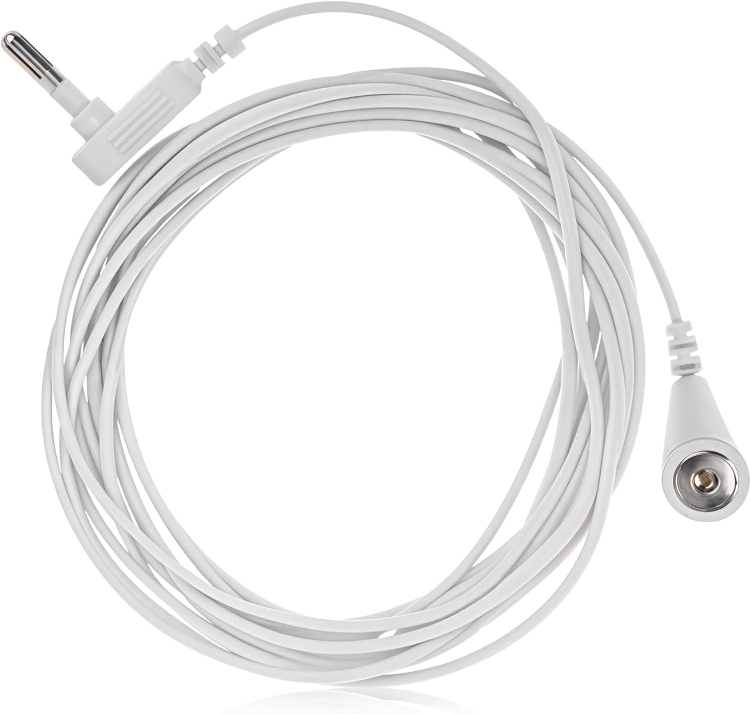 Grounding Cord, Universal White Grounding Sheets Replacement Cord Replacement Ground Cable Accessories fits All Popular Brands, 15 Feet