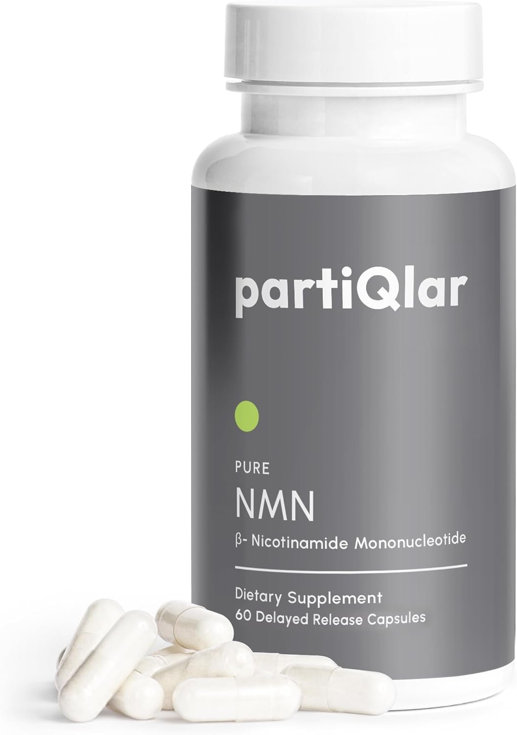 partiQlar Pure NMN Supplement 500mg – High Purity NAD+ Booster Capsules