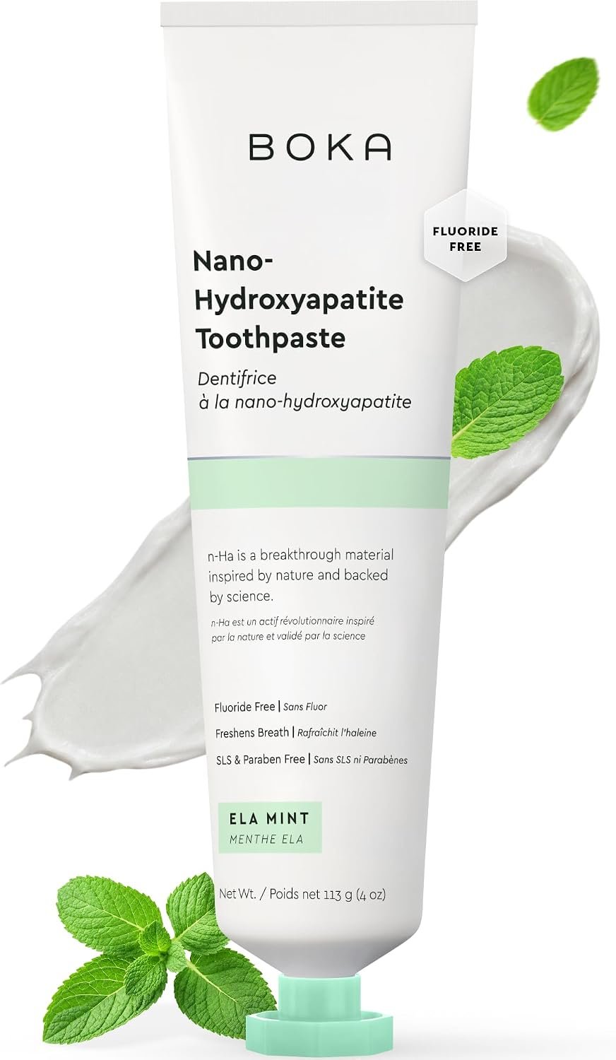 Boka Toothpaste – Nano Hydroxyapatite Toothpaste, Fluoride Free Toothpaste