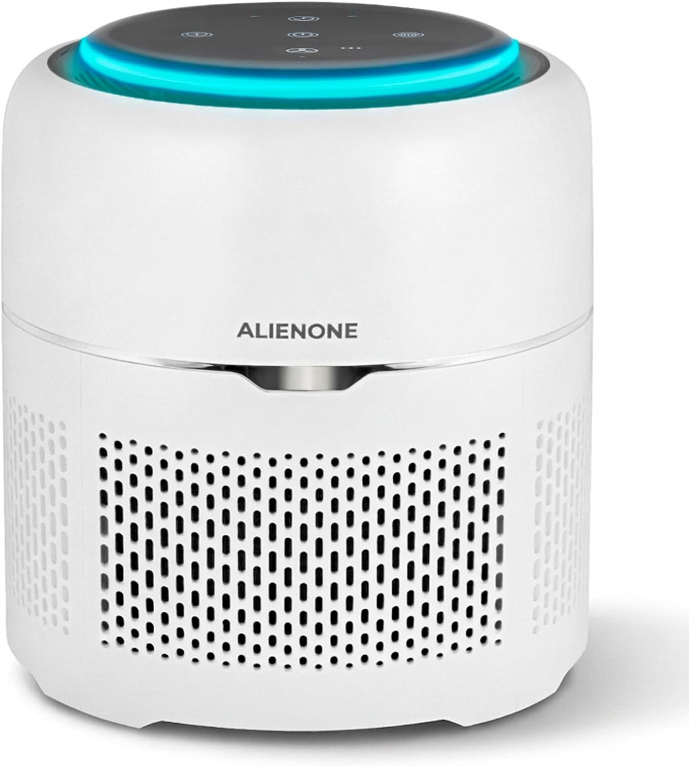 Small Air Purifier for Bedroom, Desk & Office, HEPA Filter, 3-Stage Filtration, Ultra-Quiet Sleep Mode, Compact Desktop Air Purifier for Home Dorm Travel, Pet Dander Dust Smoke, 300 Sq Ft