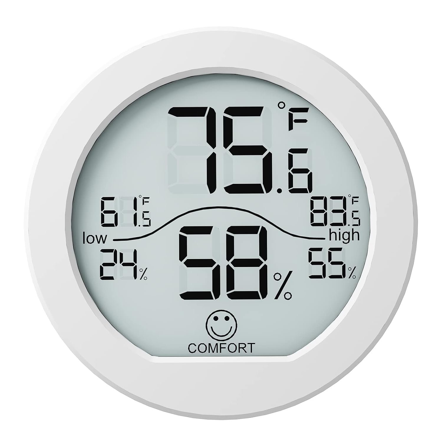 Indoor Digital Hygrometer Thermometer for Room Temperature Humidity Meter